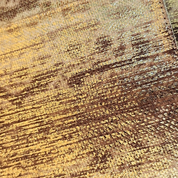 PANTERA METALLIC GENUINE SNAKESKIN CLUTCH - Picture 3 of 17